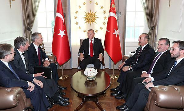 Cumhurbaşkanı Erdoğan ve Stoltenberg ile görüştü