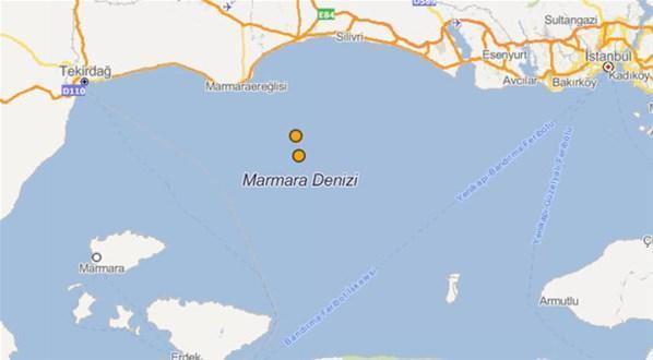 Marmara Denizinde korkutan depremler