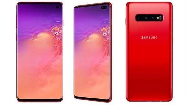 Samsung Galaxy S10un kırmızı hali