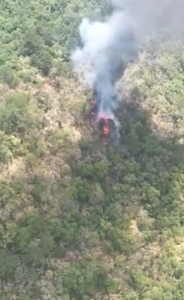 Meksikada askeri helikopter düştü: 6 ölü