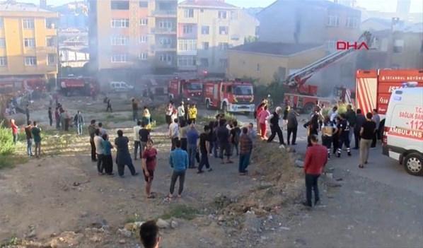 İstanbulda yangın Ölü ve yaralılar var