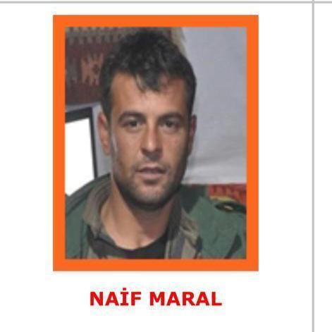 600 bin TL ödülle Turuncu Kategoride aranan Naif Maral öldürüldü