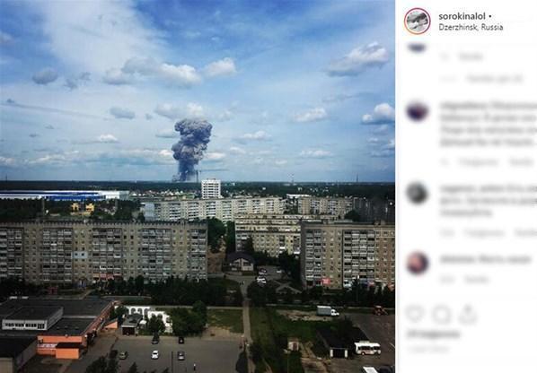 Son dakika... Rusyada büyük patlama