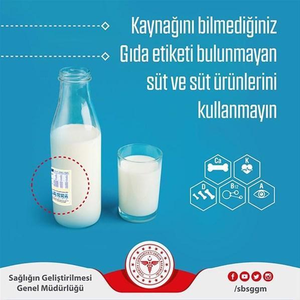 “Kaynağını bilmediğiniz sütleri kullanmayın”