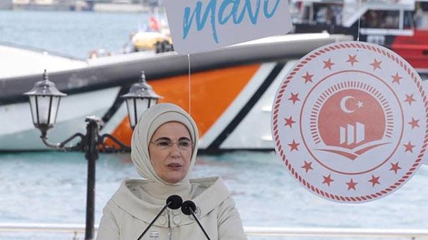 Emine Erdoğan: Lütfen sahillerin temizliğine özen gösterelim