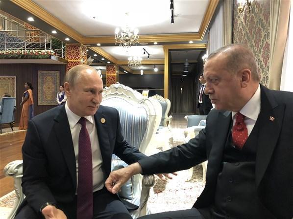 Cumhurbaşkanı Erdoğandan Duşanbede peş peşe görüşmeler
