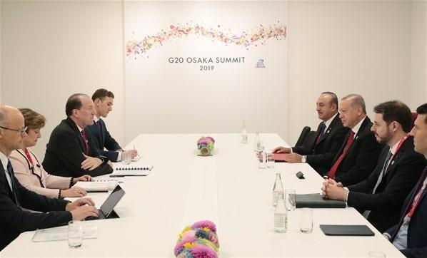 Cumhurbaşkanı Erdoğandan Japonyada peş peşe görüşmeler