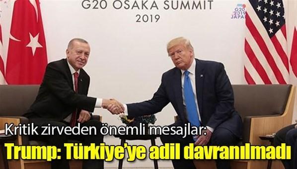 Son dakika... Trump: Türkiyeyi seviyorum, Erdoğanın suçu değil