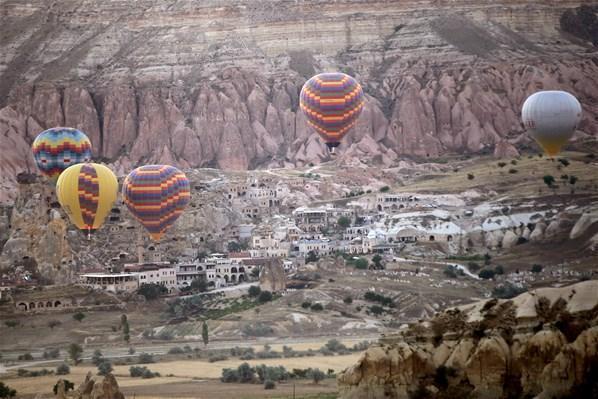 Kapadokyaya 6 ayda havadan 43 milyon avro geldi