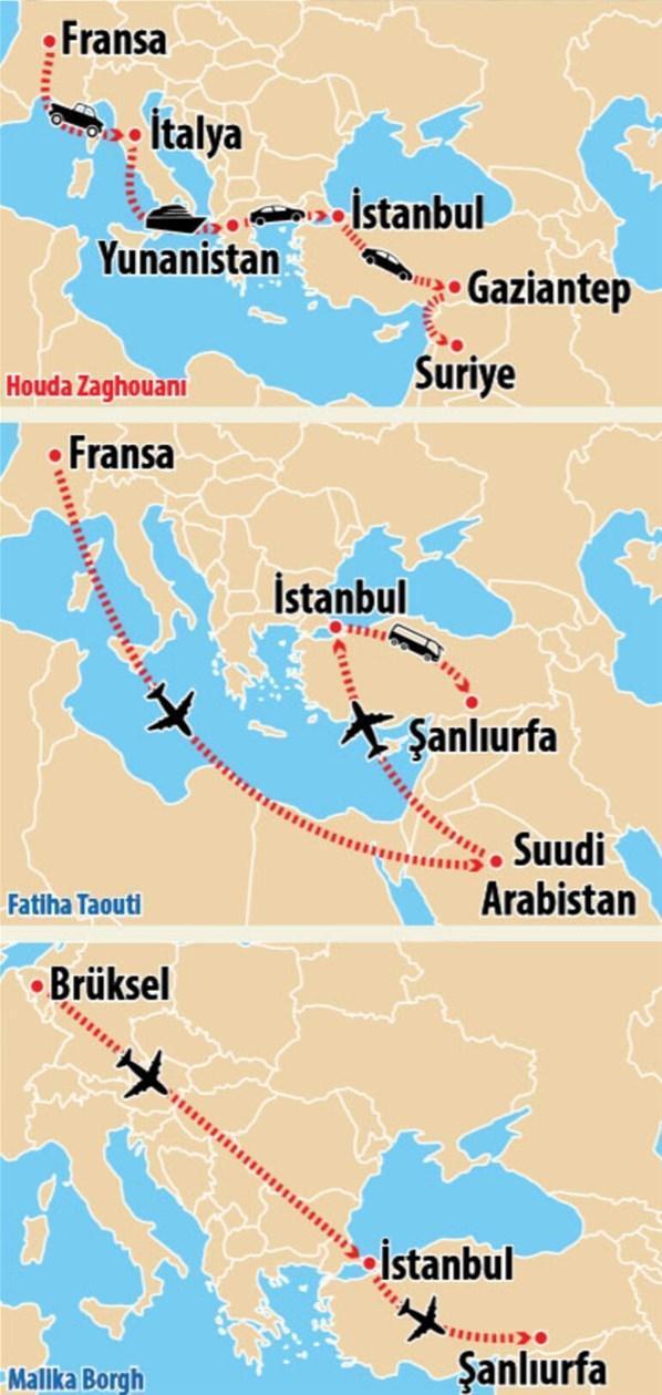 DEAŞ rotası: Pikapla Paris’ten Suriye’ye
