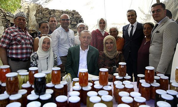 Cumhurbaşkanı Erdoğan Muğlada tarihi yerleri ziyaret etti