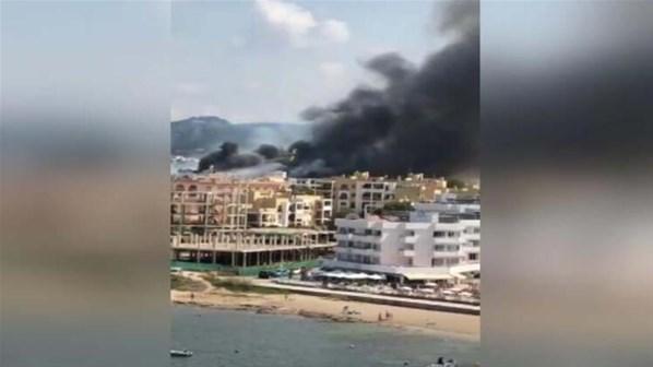 Dünyaca ünlü tatil bölgesinde korkutan yangın