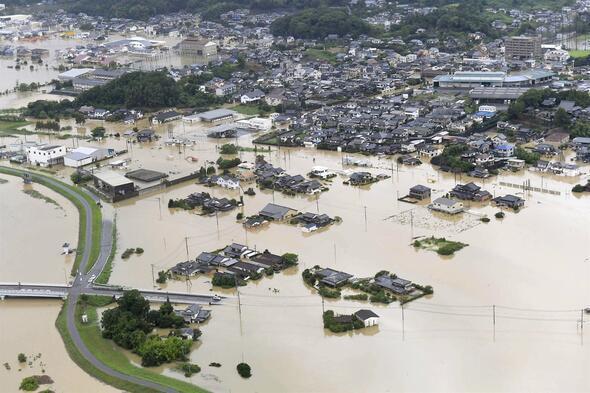 Japonyada yağışlar nedeniyle yaklaşık 847 bin kişiye tahliye talimatı