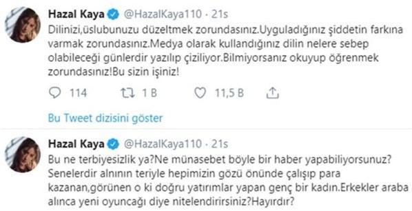 Hazal Kaya isyan etti: Bu ne terbiyesizlik