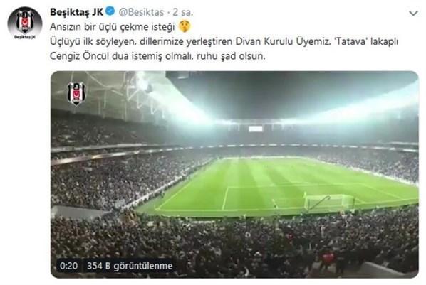 Beşiktaştan Galatasaraya üçlü göndermesi