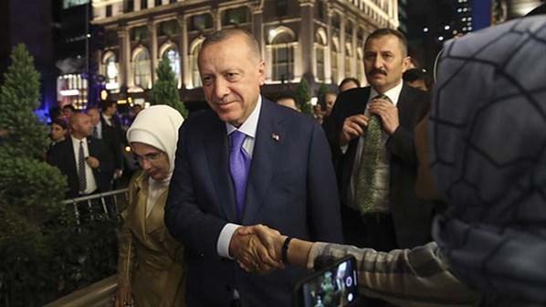 Cumhurbaşkanı Erdoğan ABDde Coşkulu karşılama