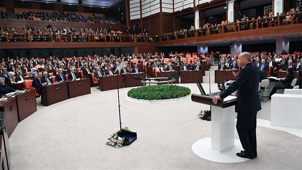 Cumhurbaşkanı Erdoğan Şu an başladık dedi ve Meclisten dünyaya ilan etti