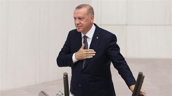 Cumhurbaşkanı Erdoğan Şu an başladık dedi ve Meclisten dünyaya ilan etti