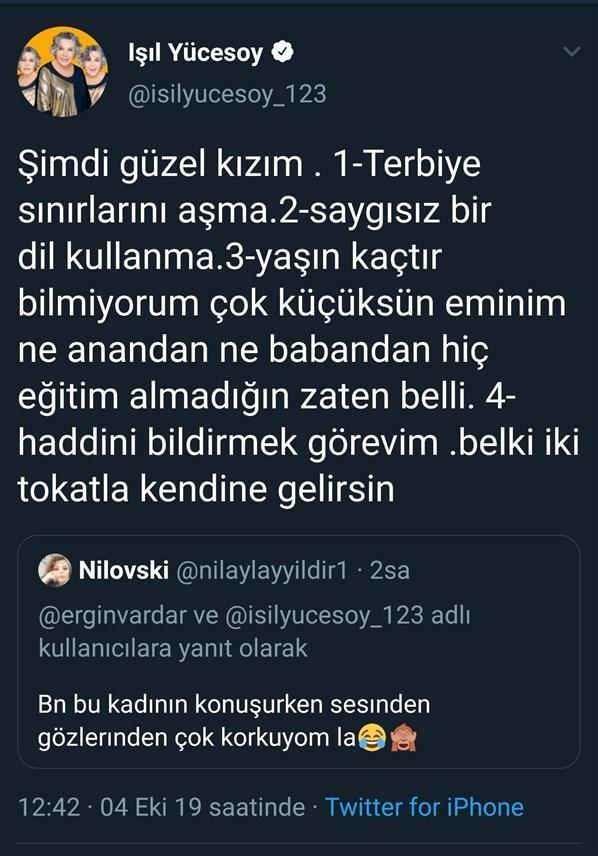 Işıl Yücesoyu çıldırtan yorum İki tokatla kendine gelirsin