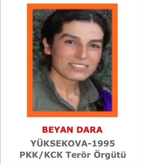 Tuncelide öldürülen terörist turuncu kategoride aranan Beyan Dara çıktı