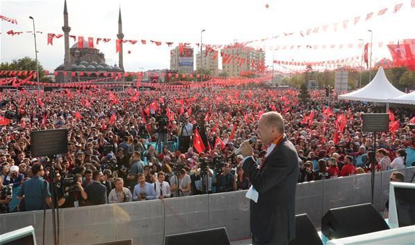 Cumhurbaşkanı Erdoğan: Olursa olur, olmazsa teröristlerin başını ezmeyi sürdürürüz