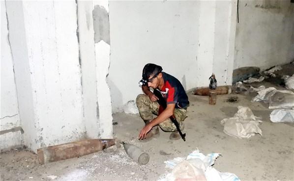 Tel Abyadda, teröristlerin havan ve roket deposu tespit edildi