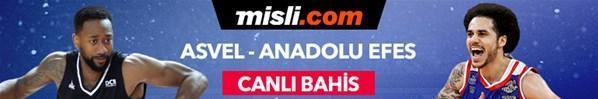 Asvel - Anadolu Efes karşılaşmasında canlı bahis heyecanı Misli.comda