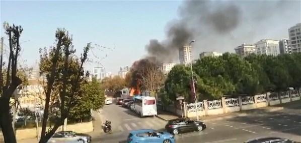 Kadıköy’de patlama anı kamerada