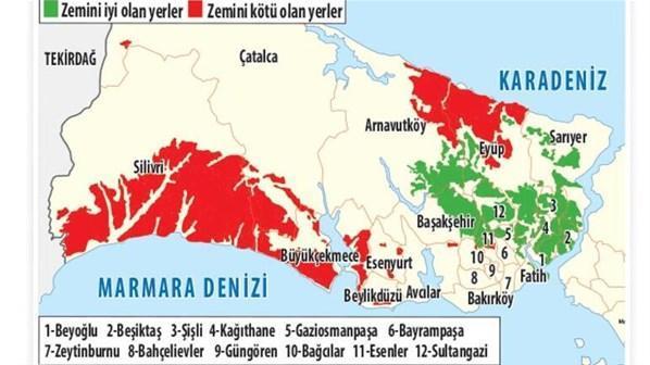 İstanbul’da hangi ilçenin zemini sağlam Uzmanlar uyarıyor