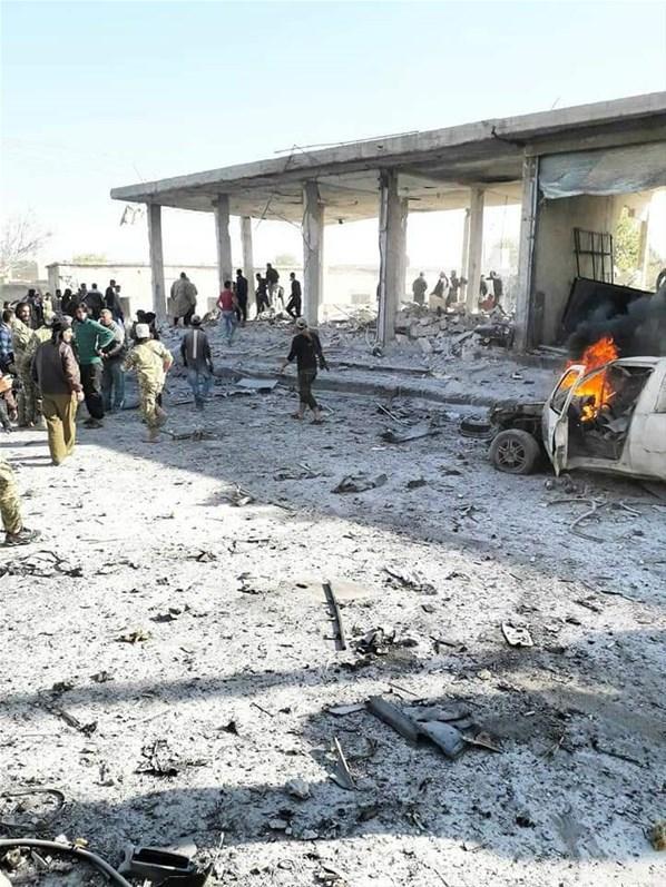 Tel Abyadda bomba yüklü araç patlatıldı