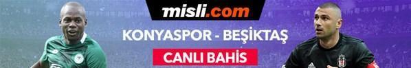 Konyaspor - Beşiktaş karşılaşmasında Canli Bahis heyecanı Misli.comda