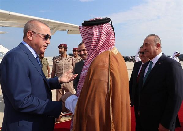 Cumhurbaşkanı Erdoğan Katarda