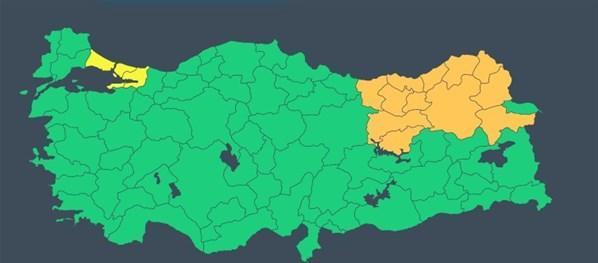 Meteorolojiden İstanbul için sarı alarm