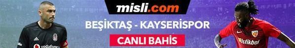 Beşiktaş-Kayserispor karşılaşmasında Canlı Bahis heyecanı Misli.comda