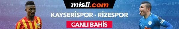 Kayserispor- Rizespor  maçında Canlı Bahis heyecanı Misli.comda