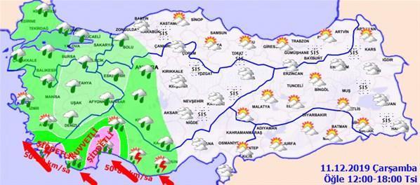 İstanbul ve Ankarada öğle saatlerine dikkat Meteoroloji uyarı geçti