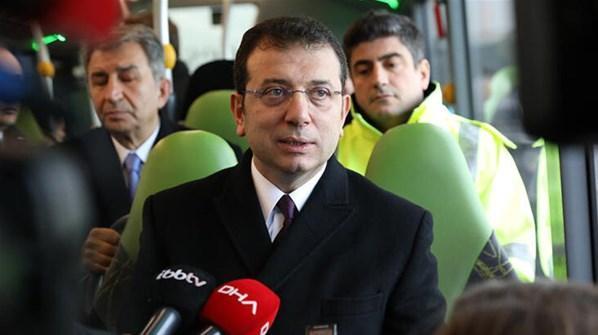 İBB Başkanı İmamoğlu, metrobüs aracı test sürüşüne katıldı
