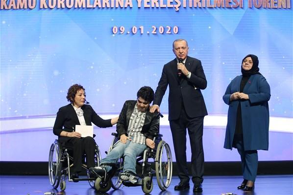 Cumhurbaşkanı Erdoğandan Kamuya Engelli Memur Atama Töreninde önemli açıklamalar