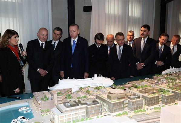 Cumhurbaşkanı Erdoğan Galataport hakkında bilgi aldı