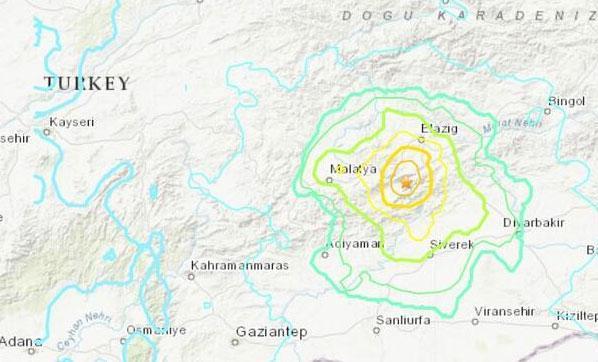 ABD’liler korkutan deprem haritasını yayınladı