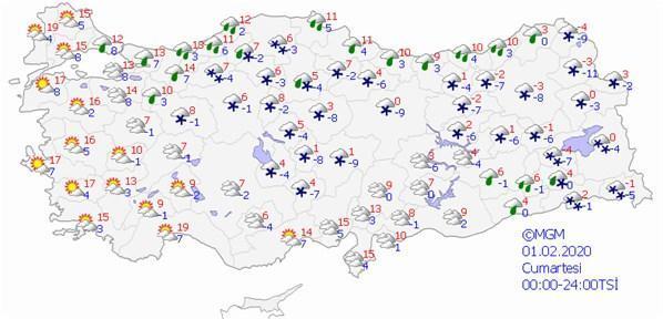 Meteorolojiden İstanbul ve birçok il için sağanak ve kar yağışı uyarısı