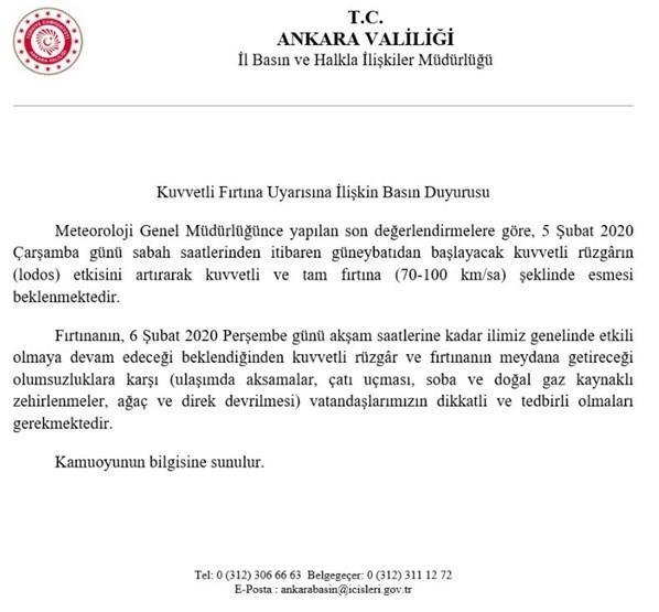 Ankarada okullar tatil mi Bugün Ankarada (6 Şubat) okullar tatil olacak mı Ankara Valiliği tatil açıklaması yaptı mı