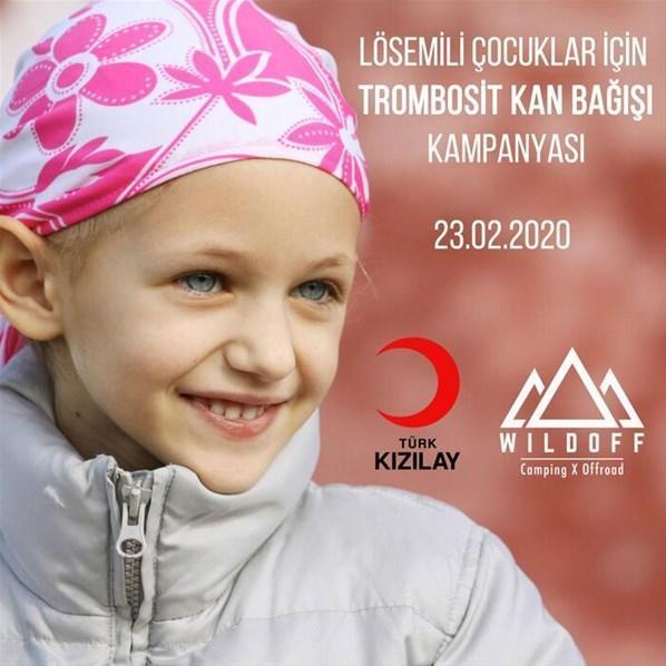 Lösemili çocuklar için trombosit kan bağışı kampanyası