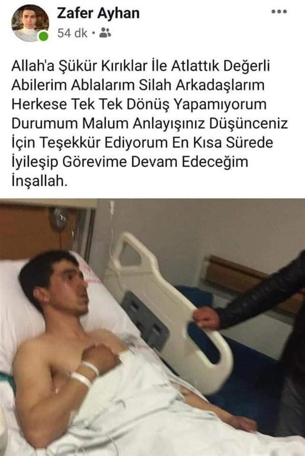 Yaralı askerden duygu dolu paylaşım: Geri döneceğim