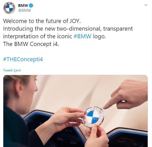 BMWden radikal karar Logosu değişti