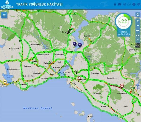 İstanbul trafiğine corona virüsü etkisi