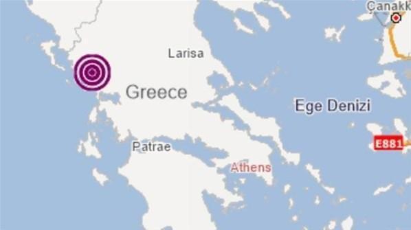 Yunanistanda şiddetli deprem