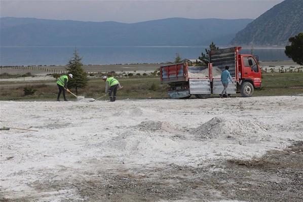 Görüntü büyük tepki çekmişti İşte Salda Gölünde son durum