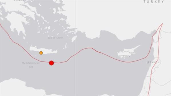 Akdenizde şiddetli deprem