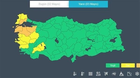 Meteorolojiden turuncu uyarı Gece başlıyor...